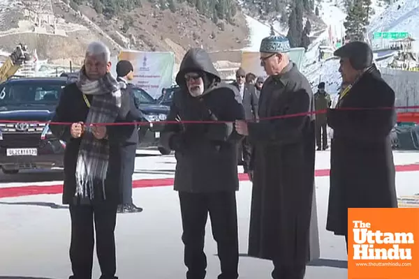 PM Modi inaugurates Z-Morh Tunnel, reducing 1-hour journey to just 15 minutes