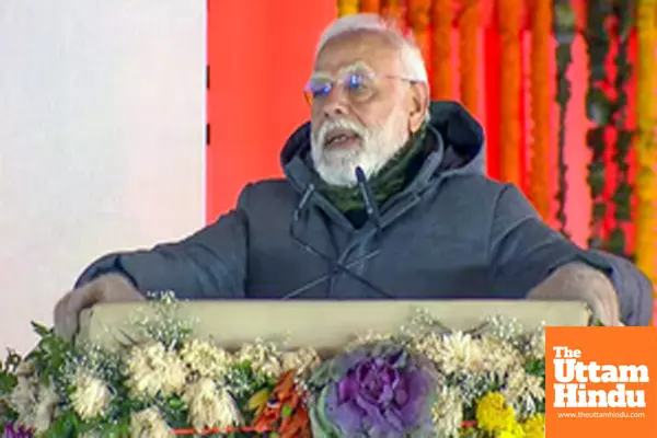 Gaderbal: Prime Minister Narendra Modi addresses the inauguration of the Z-Morh Tunnel