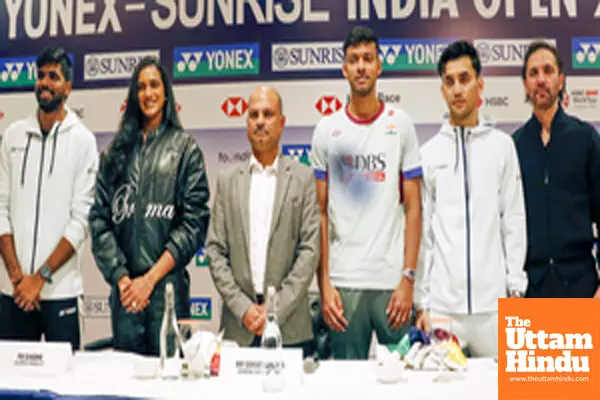 New Delhi: Yonex-Sunrise India Open 2025 press conference