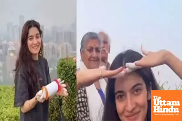 Pratibha Ranta celebrates Makar Sankranti with her grandparents