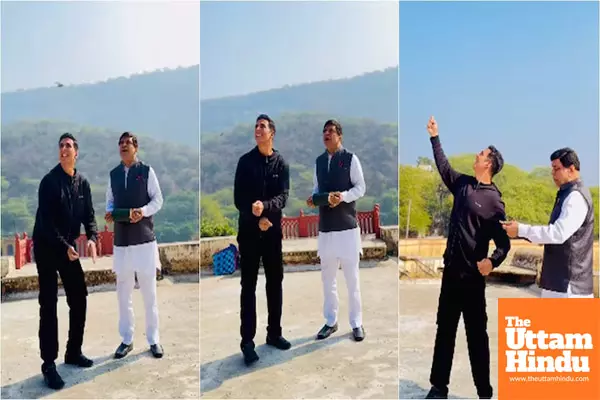 Akshay Kumar, Paresh Rawal fly kites in clear sky on Makar Sankranti