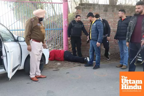 Commissionerate Police Jalandhar Engages in Encounter with Lawrence Bishnois Gangsters; 2 Injured, Plotting Major Crime