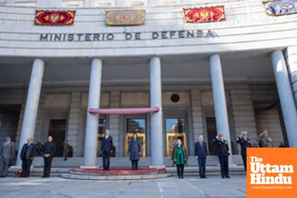 Madrid: External Affairs Minister S. Jaishankar meets Minister of Defense of Spain Margarita Robles