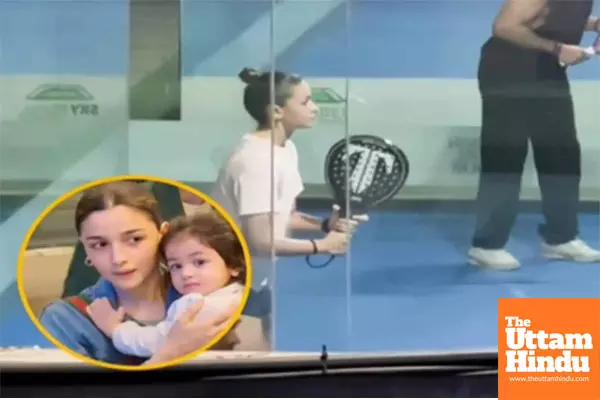 Alia Bhatt plays pickleball as she balances motherhood and work