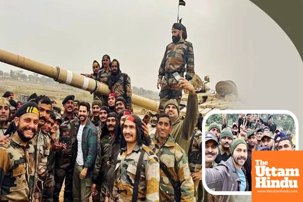 Varun preps for ‘Border 2’ with ‘real heroes’ of India, honours them on Army Day