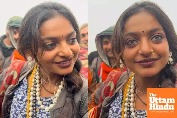 Garland Seller at Maha Kumbh Becomes Social Media Star, Draws Monalisa Comparisons