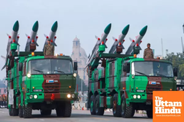 New Delhi: Rehearsal for the upcoming Republic Day Parade 2025 at Kartavya Path