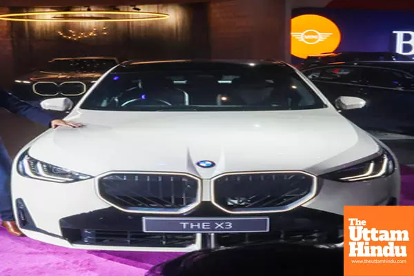 New Delhi: BMW unveils the X3 at the Bharat Mobility Global Expo 2025