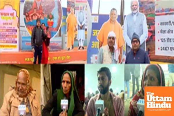 Pilgrims praise PM Modi, CM Yogi for Maha Kumbh arrangements, selfie point major attraction