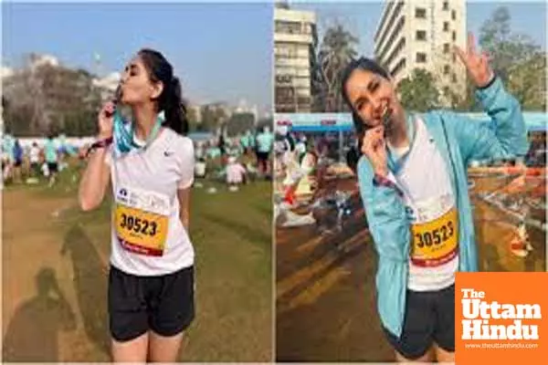 Nikita Dutta shells fitness goals as she runs 21 km at the Mumbai Marathon