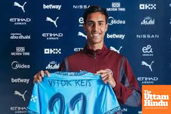 Man City sign Vitor Reis from Palmeiras on four-and-a-half-year deal