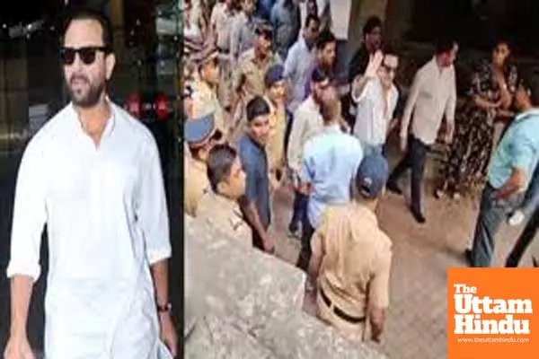 Saif Ali Khan walks confidently towards his den after getting discharged from hospital