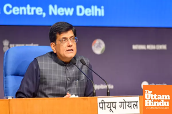 New Delhi: Union Minister for Commerce and Industry, Piyush Goyal briefing the media on Cabinet decisions at National Media Centre