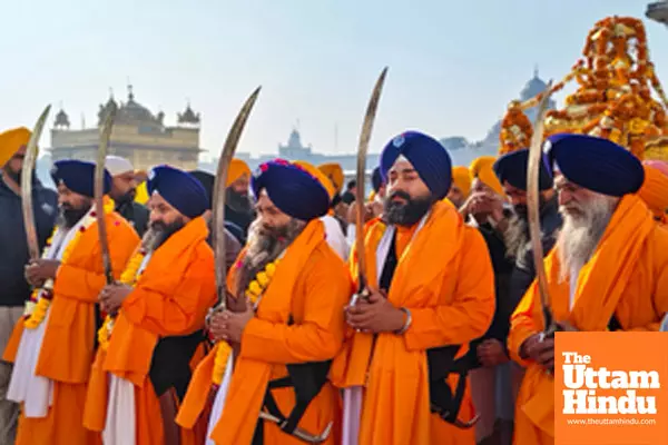 Amritsar: Sikh Devotees Participate in Nagar Kirtan Procession