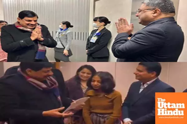 MP CM Mohan Yadav arrives in Tokyo, receives warm welcome from Indian community