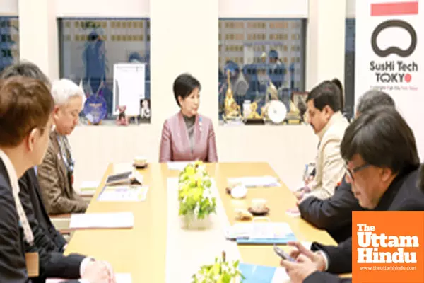 Tokyo: Madhya Pradesh Chief Minister Mohan Yadav along with Governor of Tokyo Yuriko Koike