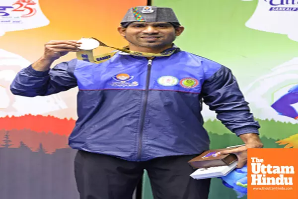 38th National Games: Vijay Kumar equals National Record in 55kg weightlifting