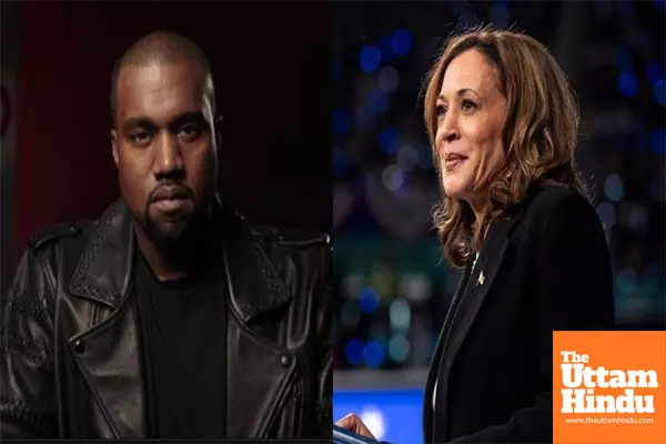 Kanye West apologises to Kamala Harris after his sexually explicit social media post