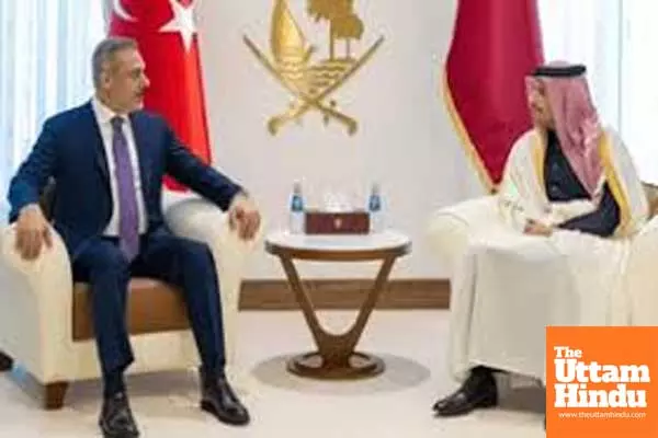 Qatari PM meets Turkish FM on cooperation, developments in Gaza, Syria