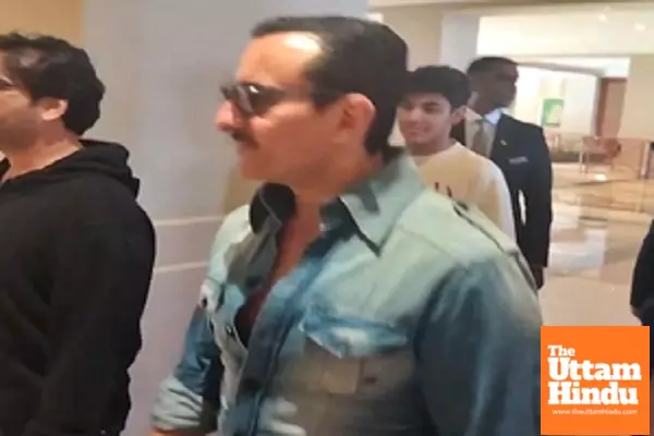 Saif Ali Khan makes first public appearance after returning home following knife attack