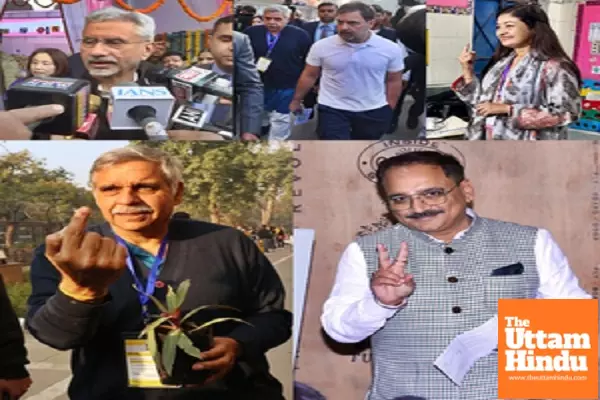 Delhi Election 2025 LIVE: Jaishankar, Rahul Gandhi, Dikshit, and Sachdeva Make Their Mark