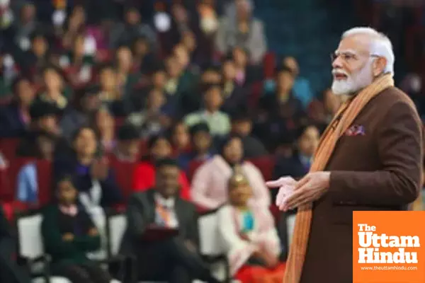 In a new format, PM Modi joins forces with celebrities to inspire students during Pariksha Pe Charcha