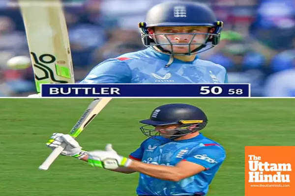 England Skipper Jos Buttler scores maiden ODI fifty on Indian Soil