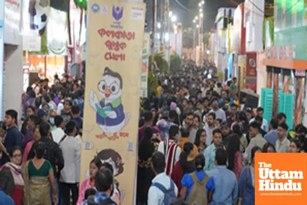 Visitors throng the last day of the 48th Kolkata International Book Fair