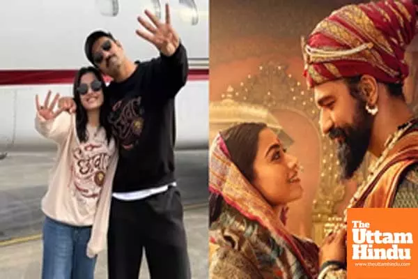 Vicky Kaushal & Rashmika Mandanna ask ki haal as they land in Amritsar to promote Chhaava