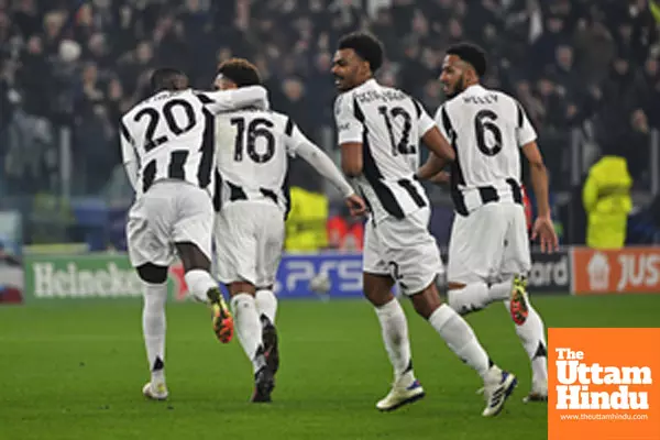 Champions League: Juventus beat PSV, PSG down Brest in play-off first leg