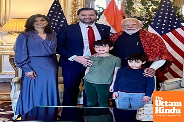 Prime Minister Narendra Modi meets U.S. Vice President JD Vance