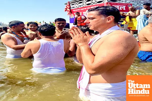 Congress leader Sachin Pilot visits Maha Kumbh Mela 2025