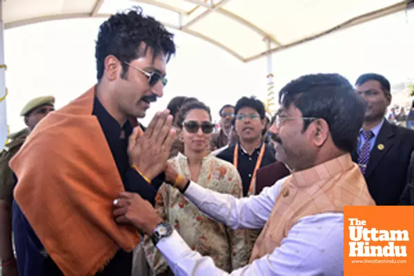 Actor Vicky Kaushal visits Maha Kumbh Mela