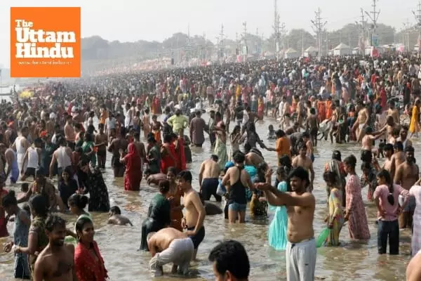 50% of Indias Sanatanis take holy dip in Triveni Sangam, devotees count exceeds 55 crore