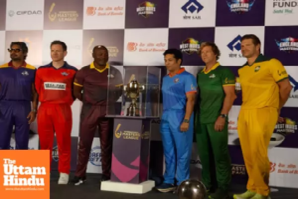 Tendulkar, Lara, Sanga set to renew rivalry as IML unveils the trophy for inaugural season