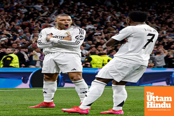 Champions League: Mbappes hat-trick powers holders Real Madrid into last-16