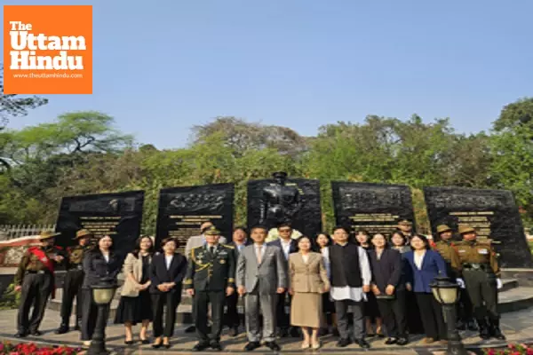 South Korean envoy pays tribute to General Thimayya at Indo-Korean Friendship Park