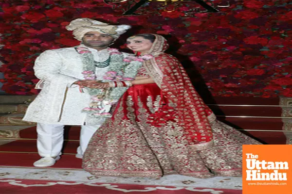 Marriage ceremony of Actor Aadar Jain and wellness entrepreneur Alekha Advani