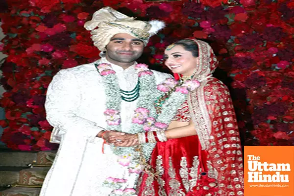 Marriage ceremony of Actor Aadar Jain and wellness entrepreneur Alekha Advani