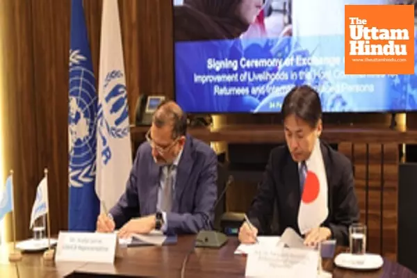 Japan, UNHCR join hands to support displaced Afghans