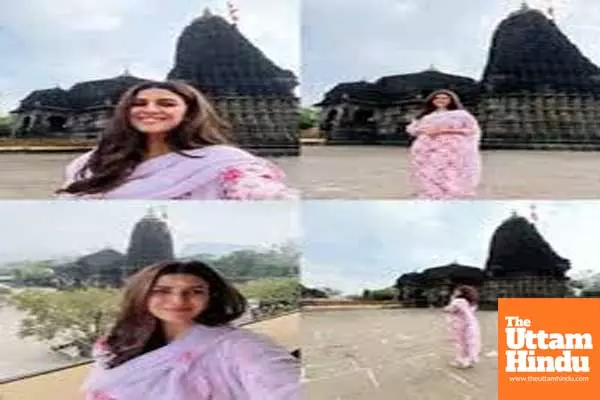 Nimrat Kaur seeks blessings at Trimbakeshwar Shiva Temple