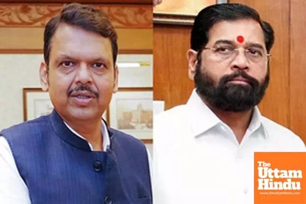 Shiv Sena(UBT) mouthpiece praises CM Fadnavis, targets Dy CM Shinde