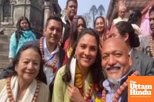 Lara Dutta fulfills a long-held dream on Maha Shivratri at Pashupatinath Temple