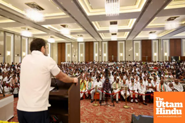 LoP Rahul Gandhi at Samvad With Party Workers program