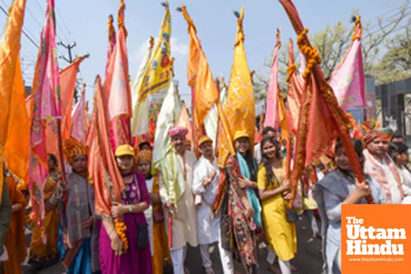 Holy Dhwaja Nishan Procession