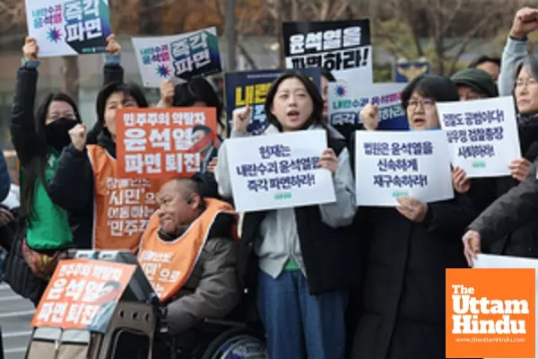 Day after South Korean impeached Prez Yoons release, massive rallies held in Seoul