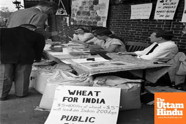 US Donates Wheat to Alleviate Indias 1951 Food Shortage Amid Crisis