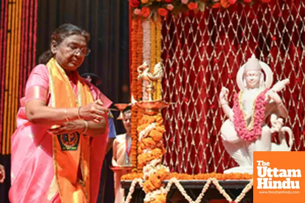 President Droupadi Murmu at convocation ceremony