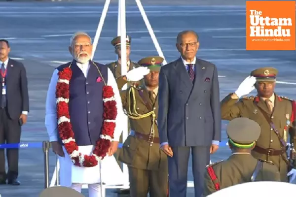 PM Modi arrives in Mauritius for two-day visit to strengthen bilateral ties