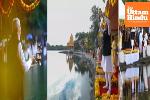 Highlighting India-Mauritius spiritual connect, PM Modi offers prayers at revered Ganga Talao